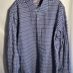 Robert Graham Cotton Dress Shirt Size XL